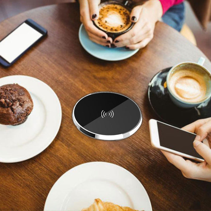 Bakeey Desktop Wireless Charger - Furniture Embedded Fast Charging Pad for iPhone 12, 12Pro Max, Huawei P40, Mate 40 Pro - Ideal for Home and Office Use