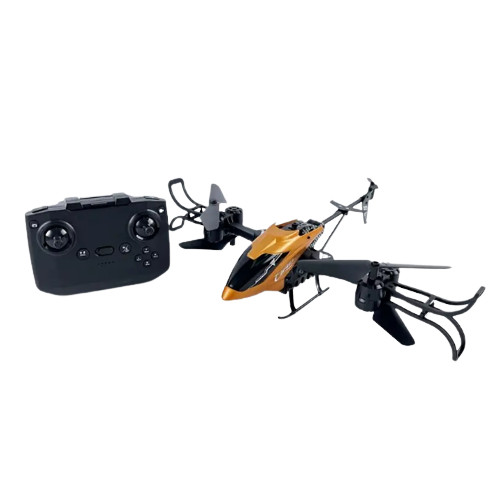 LH-X69S RC Helicopter - 2.4G 4CH 6-Axis Gyro, 4K WiFi Camera, Altitude Hold, Foldable - Perfect for Aerial Photography Enthusiasts