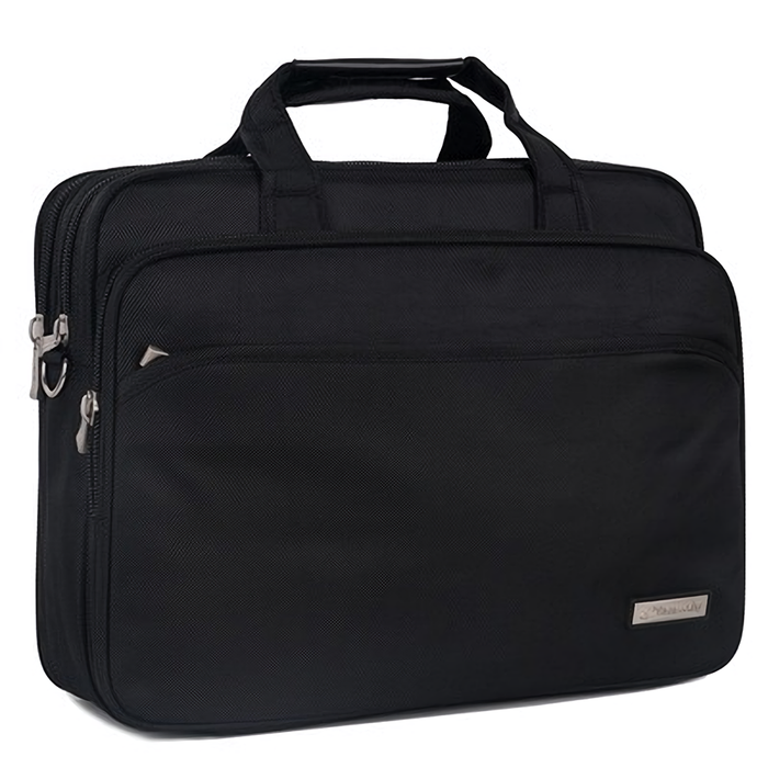 Oxford 14-inch Briefcase - Waterproof Business Laptop Messenger Bag with Multi-Layer Design - Ideal for Shoulder Carrying Professionals