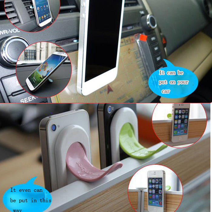 Universal Mount - Car Air Vent, Dashboard, and Desktop Holder Stand for iPhone 14, Xiaomi, Samsung - Ideal for Handsfree Navigation and Communication