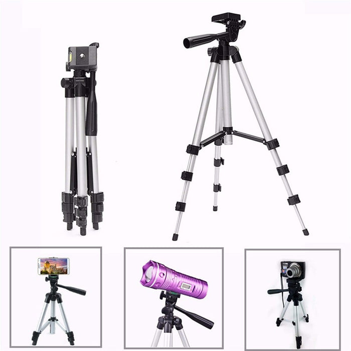 Camcorder Tripod Stand - Telescopic Mobile Phone Camera Mount - Perfect for Steady Smartphone Photography