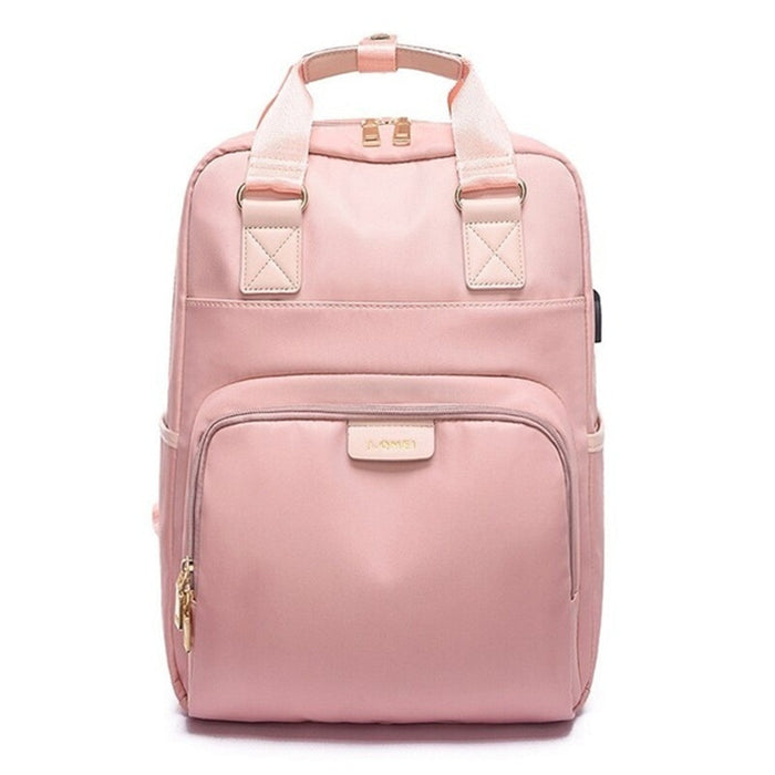 Laptop Bag Canvas - Multi-Functional Backpack Handbag & Campus Schoolbag - Designed for Trendy and Stylish Females