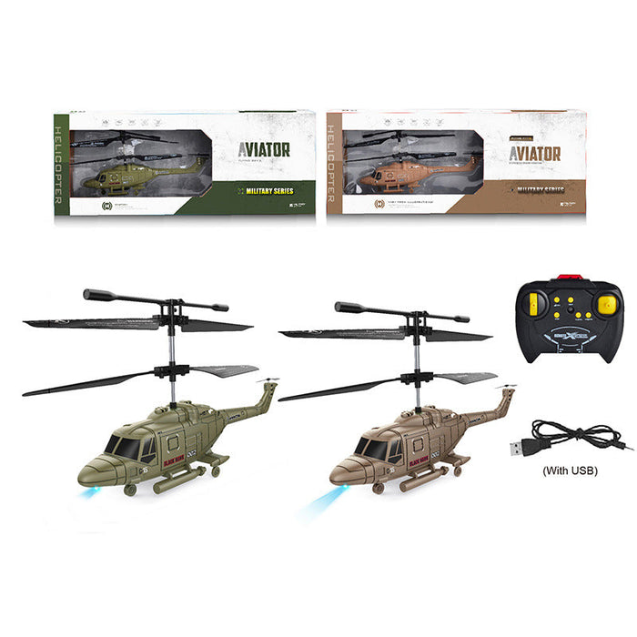 DWI 2.5CH RC Helicopter - Anti-Jamming System, One Key Take Off, Fall Resistance, Military Design - Perfect for Beginners and Hobby Enthusiasts