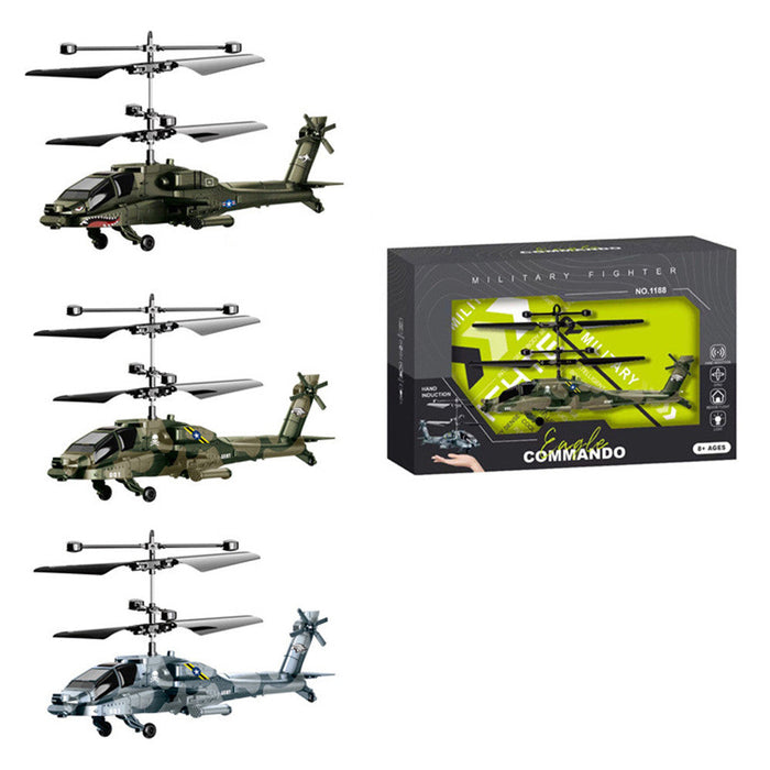2CH Flying Helicopter - USB Rechargeable Induction Hover Toy with Remote Control - Perfect for Kids' Indoor and Outdoor Games