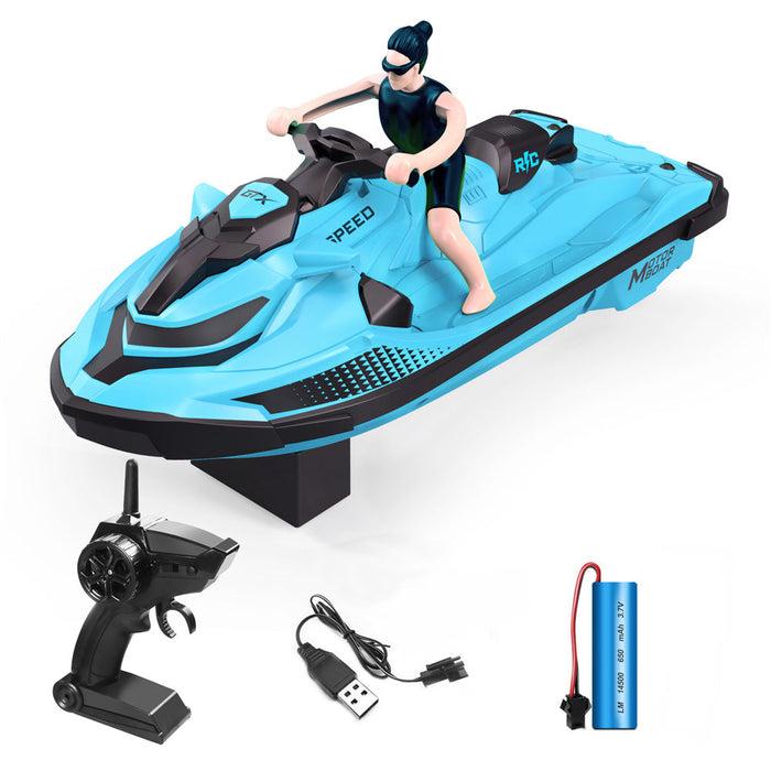 LMRC LM13-D RTR - 2.4G 4CH RC Motorboat, Remote Control Racing Ship, Waterproof Speedboat Toys - Perfect for Water Enthusiasts and Vehicle Model Collectors