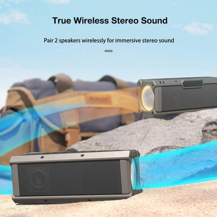 500LK 100W Bluetooth Speaker Portable Speakers Quad Drivers Dual Diaphragm Deep Bass RGB Light TWS 5000mAh Outdoors Wireless Speaker