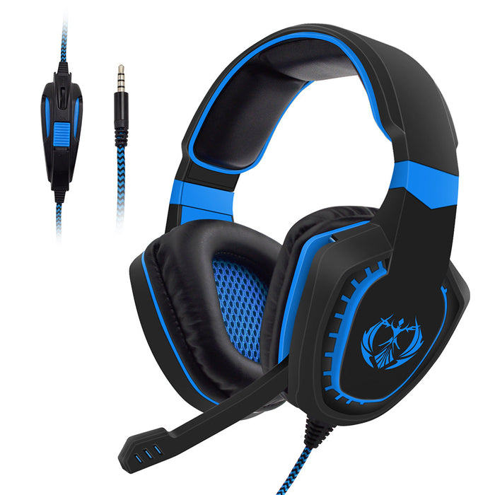 Anivia AH28 Gaming Headset - 3.5mm Audio Interface, Omnidirectional Flexible Microphone, Compatible with PS4, Xbox S/X, Laptop, PC - Ideal for Gamers and Virtual Meetings