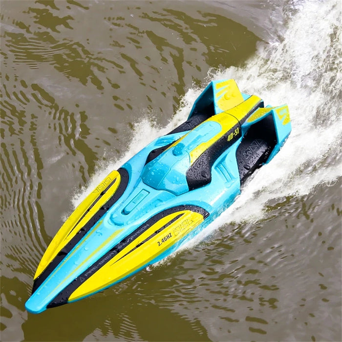 4DRC S1 2.4G 4CH - High-Speed RC Boat with Water Model Remote Control - Ideal for Pools, Lakes, Racing, and Kids/Children Gifts