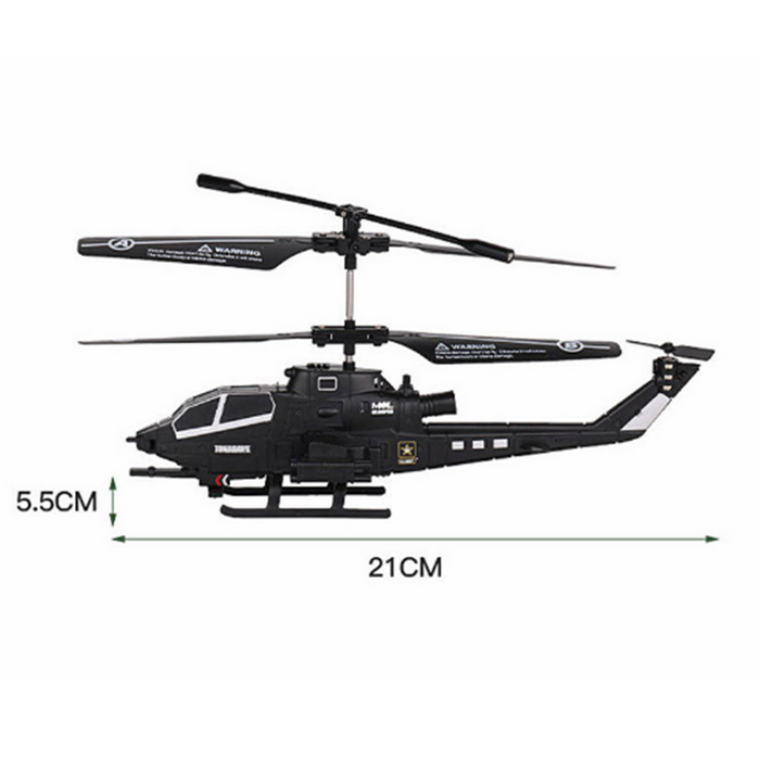 DWI 2.5CH RC Helicopter - Anti-Jamming System, One Key Take Off, Fall Resistance, Military Design - Perfect for Beginners and Hobby Enthusiasts