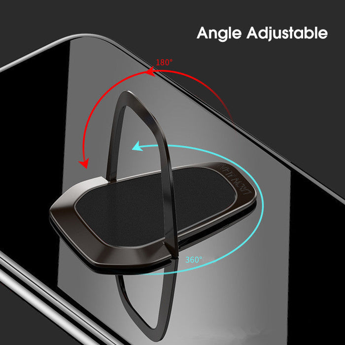 Bakeey Ultra-Thin 360° Rotation - Magnetic Metal Mobile Phone Finger Ring Holder Stand - Supportive Accessory for Smartphone Users