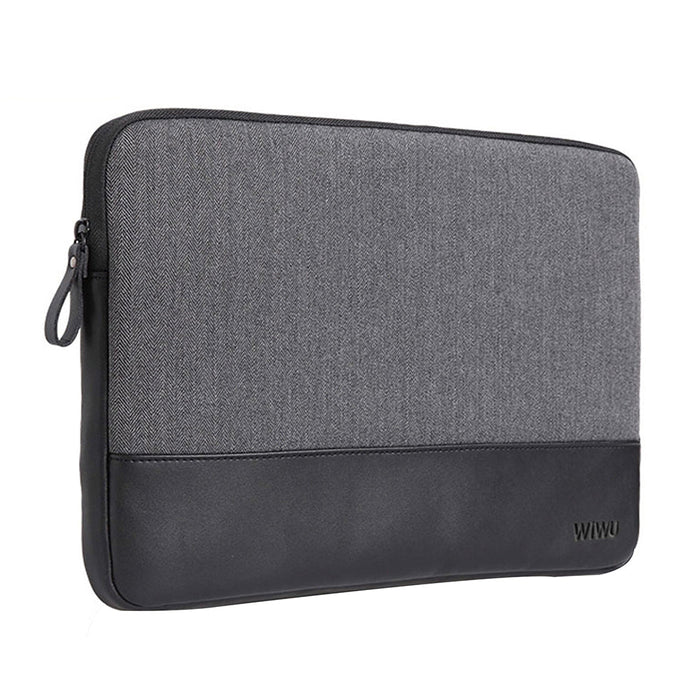 WIWU British Style Hairy Laptop Bag - 13.3-inch Notebook Sleeve Protector - Ideal for Elegant Everyday Carry and Protection