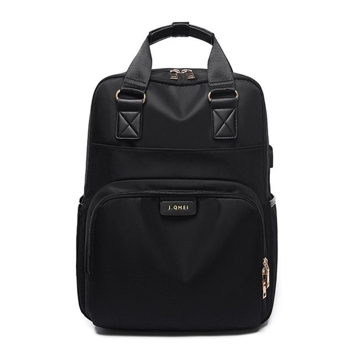 Laptop Bag Canvas - Multi-Functional Backpack Handbag & Campus Schoolbag - Designed for Trendy and Stylish Females