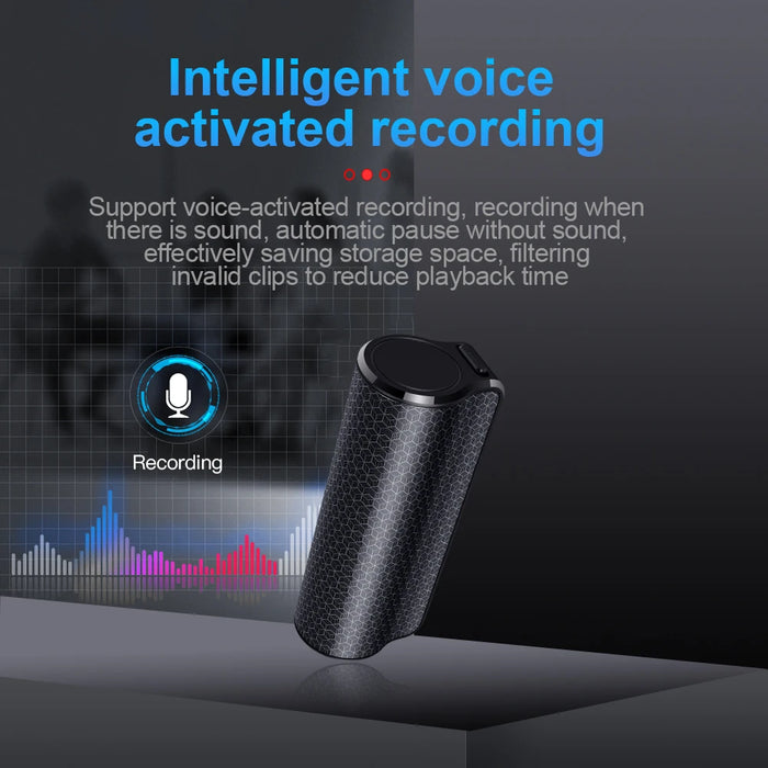 Mini Magnetic Voice Recorder Pen – 8/16/32GB, WAV & MP3, 48kHz HD Mic