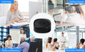 USB Conference Speakerphone — 360° Omnidirectional Condenser Mic with Mute & Volume