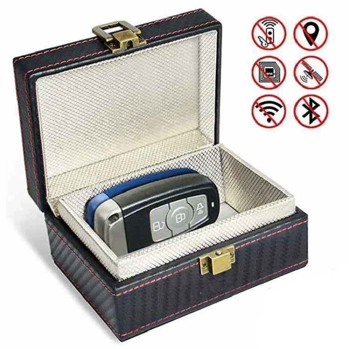 Faraday Signal-Blocking Key & Phone Box — RFID, NFC, GPS and Wi‑Fi Protection