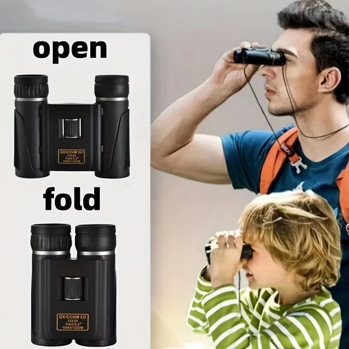 12x25 Compact ED Binoculars – 12× Magnification, BAK4 Prism & FMC Coating