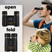 12x25 Compact ED Binoculars – 12× Magnification, BAK4 Prism & FMC Coating