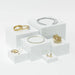 6‑piece Acrylic Buffet Risers — Stackable Hollow‑Bottom Displays for Cupcakes & Desserts