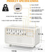 Bluetooth Flame Humidifier & Aroma Diffuser — Cool Mist Sleep Sound Machine