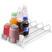 Fridge Drink Organiser — Self‑Sliding Can Dispenser with Locking Design, 3 Rows, Adjustable Width
