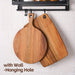 Acacia Wood Chopping & Charcuterie Board — Decorative Wooden Serving Board