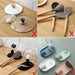 Nordic-Style Foldable Pot Lid & Spoon Holder — Heat‑Resistant, Single or 2‑Pack