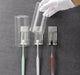 Stainless Steel Wall-Mount Toothbrush & Shaver Holder — 1 or 2 pcs