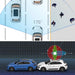 1080p Dual‑Lens Dash Cam with Wi‑Fi — Front & Cabin, Night Vision, Loop Recording