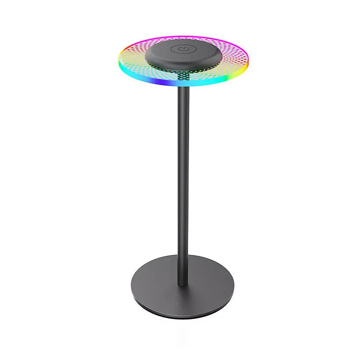 RGB Color Changing Lamp - Cordless DIY Dimmable Desk Light with Touch Control - Ideal for Dinner, Patio, and Bedroom Settings