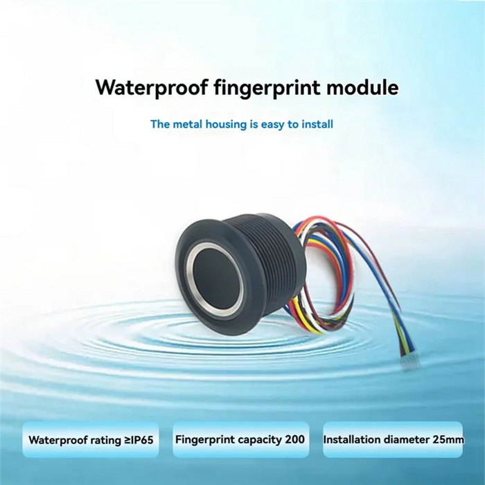 R503 RGB Ring Capacitive Fingerprint Module (IP65 Waterproof)
