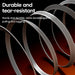 65W USB Wall Charger with Retractable USB‑C Cable — PD & QC3.0 Fast Charge