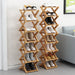 Bamboo Installation-Free Shoe Rack — 2 to 6 Tier Foldable Storage Shelf