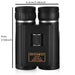 12x25 Compact ED Binoculars – 12× Magnification, BAK4 Prism & FMC Coating