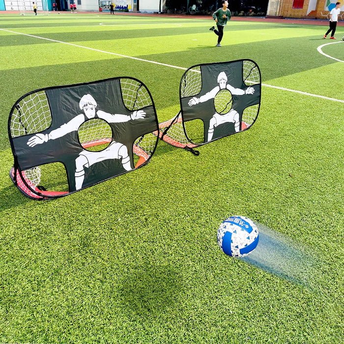Foldable Pop-up Football Goal – Nylon Target Net for Kids & Adults, Indoor & Outdoor Training