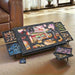 Jigsaw Puzzle Sorting Table with 6 Drawers & Felt Surface — Fits 1000pcs, Includes Display Lid & Stand