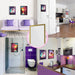 Set of 5 Magnetic Self‑Adhesive Photo Frames – A4/A5/A6, PVC with Plexiglass