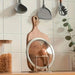 Stainless Steel Cutting Board & Pot Lid Rack – Compact Countertop Holder