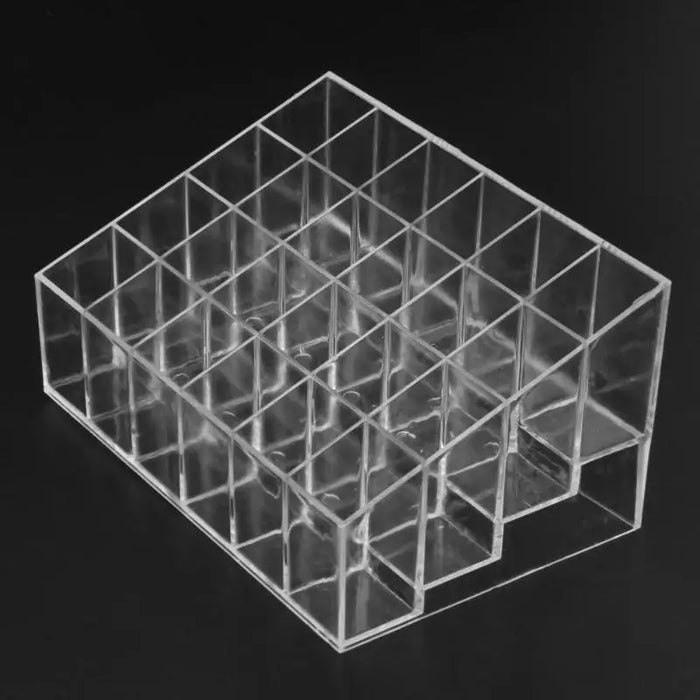 Acrylic 24-Grid Lipstick & Makeup Organiser Display Rack (Large)