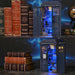 DIY Wooden Book Nook Kit — Blue Telephone Booth Miniature Bookshelf