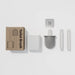 Mini Silicone Toilet Brush with Anti‑Drip Base — Flexible Soft Bristles, Quick‑Dry Holder