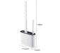 Silicone Toilet Brush Set — Flat Flexible Head with Wall-Mounted Holder