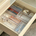 Stackable Acrylic Drawer Organiser — Adjustable Divider Trays for Makeup