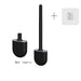 Silicone Soft‑Bristle Wall‑Mounted Toilet Brush with ABS Handle