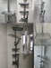 Punch-Free Shower Caddy (Single or Double) — Space Aluminium Shelf with Optional Towel Rail