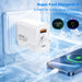 65W GaN Dual-Port USB Charger — USB-C & USB-A, EU/US Plug Options
