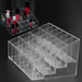 Acrylic 24-Grid Lipstick & Makeup Organiser Display Rack (Large)