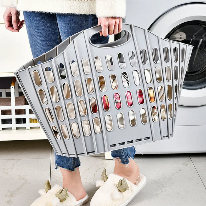 Modern Foldable Laundry Hamper – High-capacity Portable Laundry Basket for Home & Bathroom
