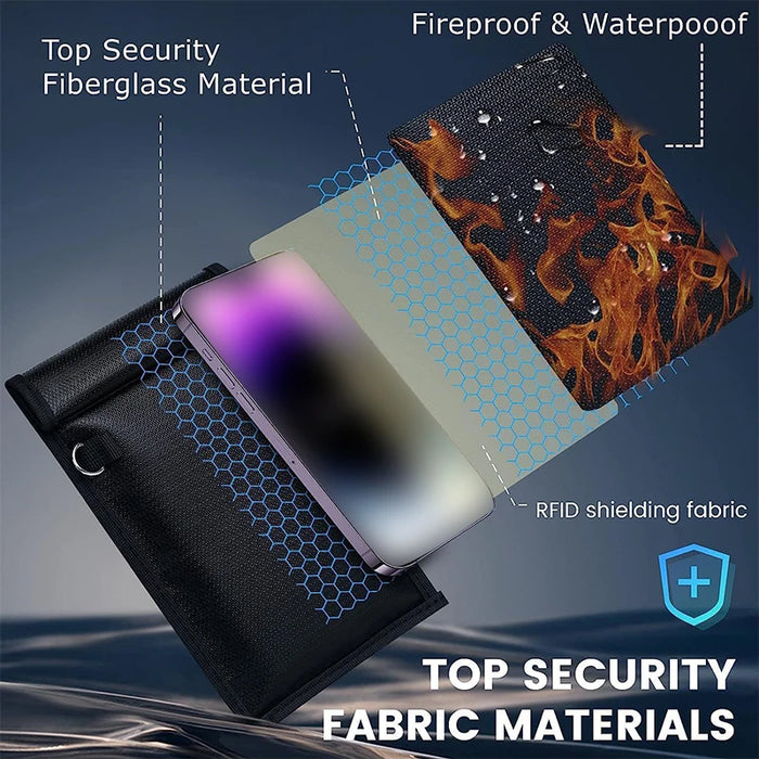 Block Rf Signals RFID & RF Signal Blocking Faraday Pouch — Waterproof, Fireproof Phone ...