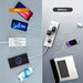 10‑Port 50W USB Charging Station – Multi‑Device Fast Charger with LCD (EU/UK/US plugs)