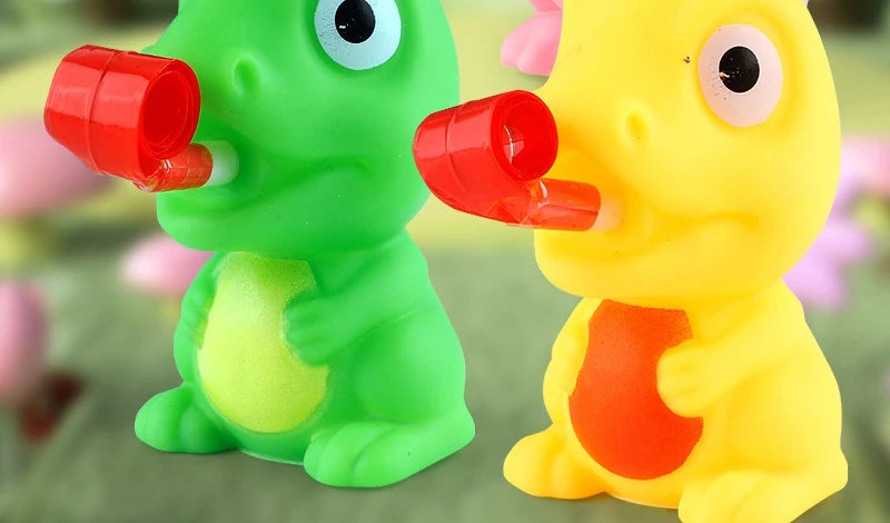 Kids' Pinch Fidget Toy – Frog or Dinosaur with Sticking Tongue, Stress Relief, 1pc (Random Colour)